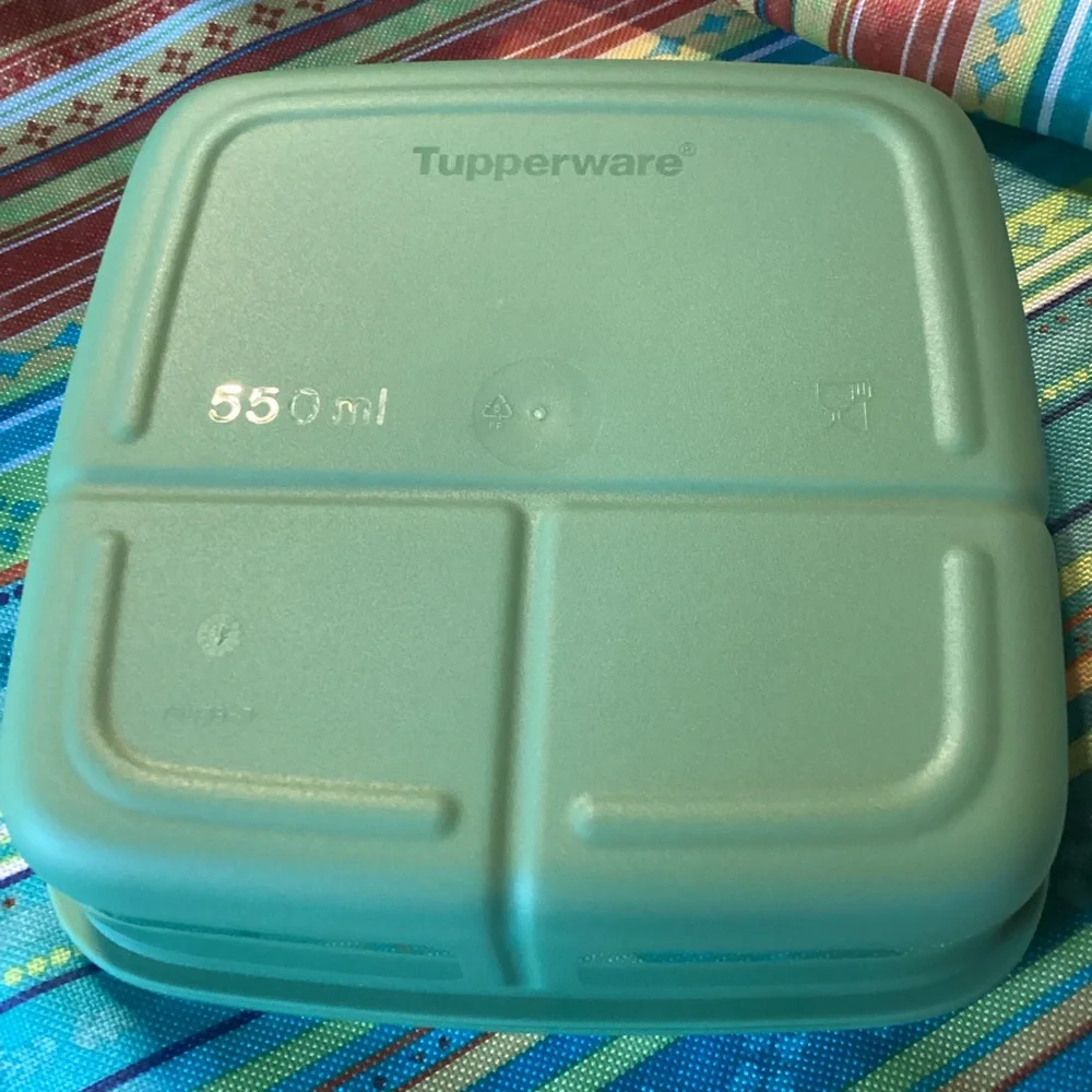 Tupperware Lunch-It 3 compartment container in Clover color